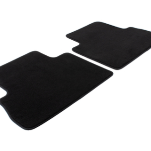 Predpražniki, zadnji del iz premium velurja, črne barve